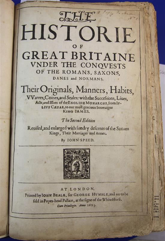 Speed, John - The Historie of Great Britaine under the Conquests,